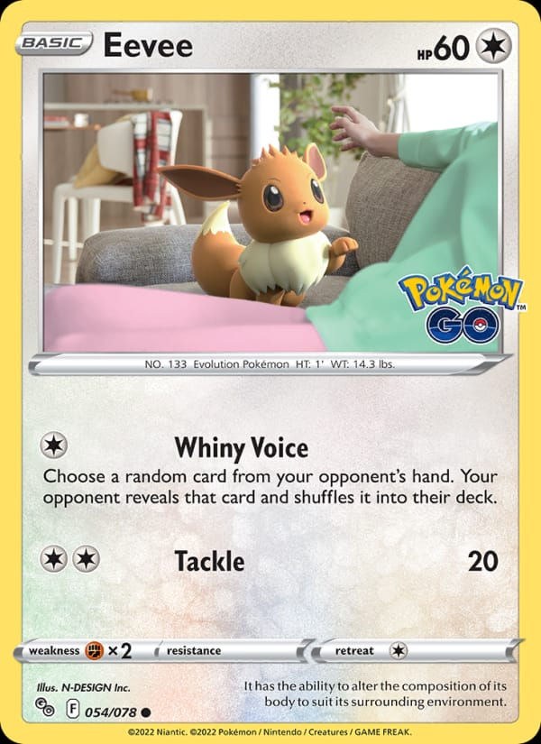 Eevee 054/078 Pokémon GO (EN)