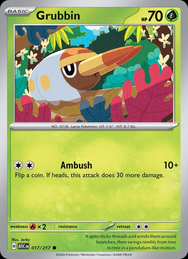 Grubbin 017/217 Ascended Heroes (EN)