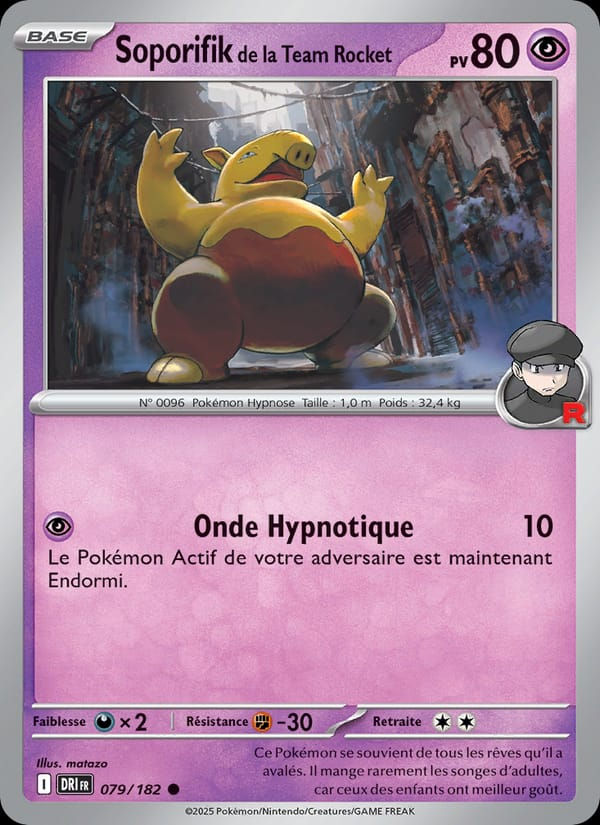 Soporifik de la Team Rocket 079/182 Rivalités Destinées (FR)