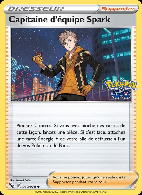 Capitaine d'équipe Spark 070/078 Pokémon GO (FR)