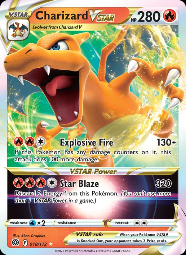 Charizard VSTAR 018/172 Brilliant Stars (EN)