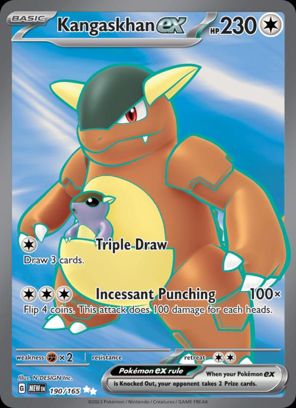 Kangaskhan ex 190/165 151 (EN)