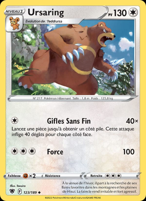 Ursaring 123/189 Astres Radieux (FR)