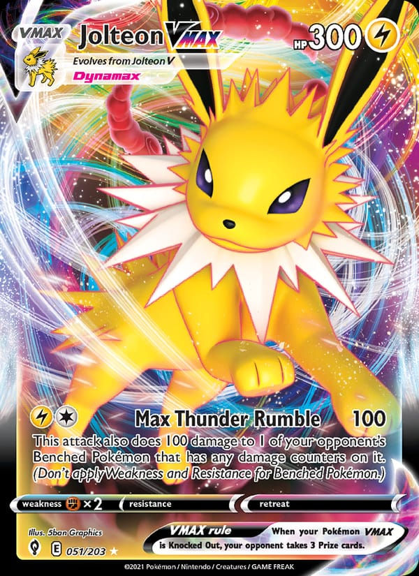 Jolteon VMAX 051/203 Evolving Skies (EN)