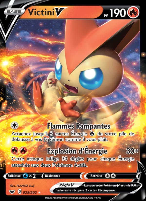 Victini V 025/202 Épée et Bouclier (FR)