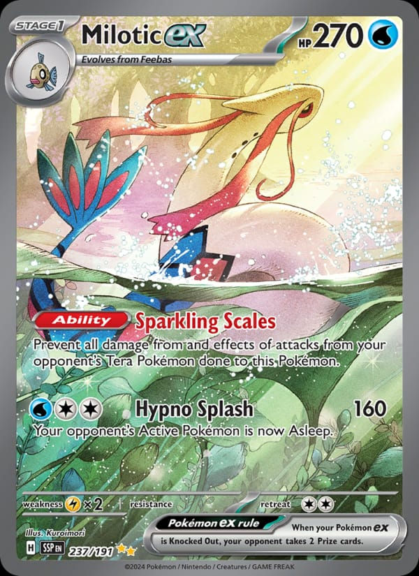 Milotic ex 237/191 Surging Sparks (EN)