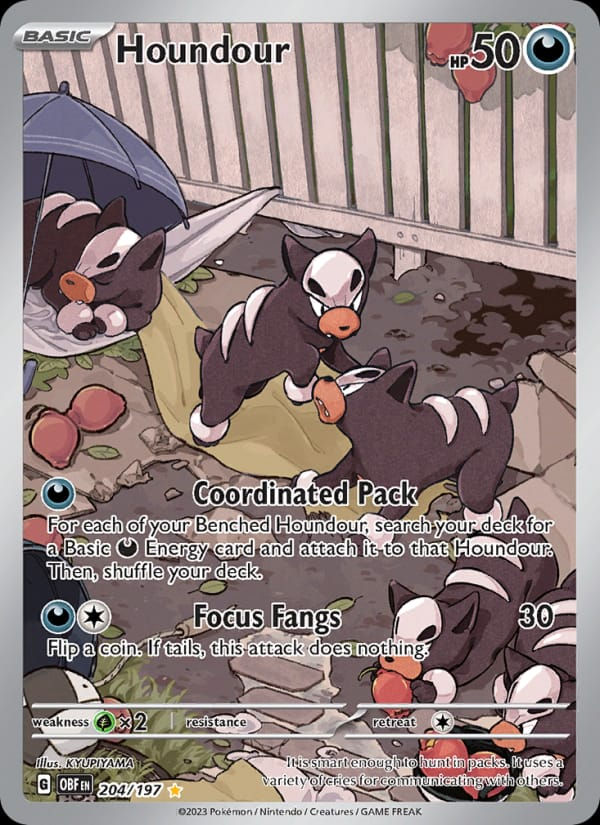 Houndour 204/197 Obsidian Flames (EN)