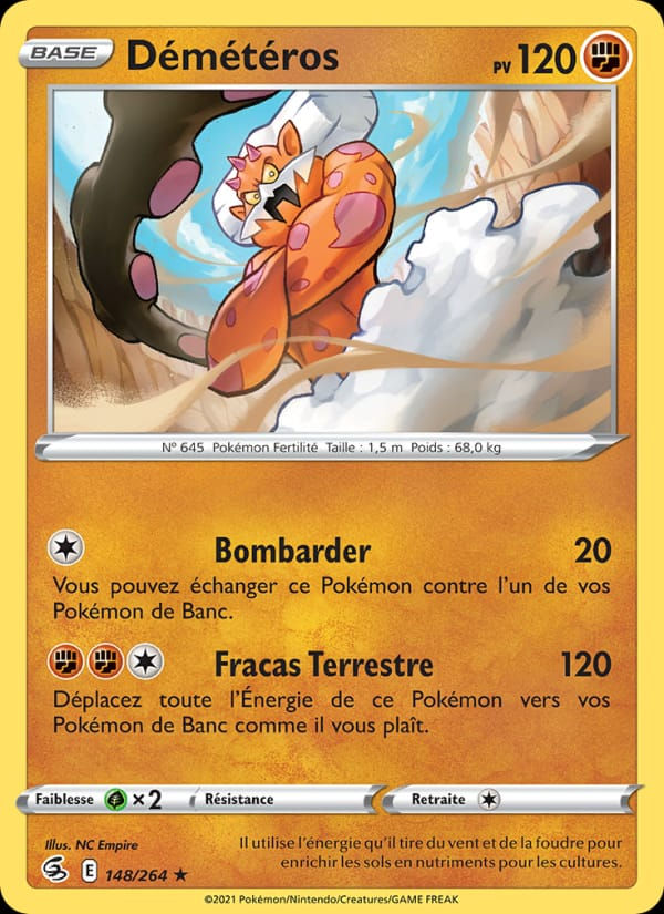 Démétéros 148/264 Poing de Fusion (FR)
