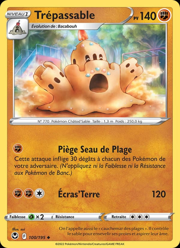 Trépassable 100/195 Tempête Argentée (FR)
