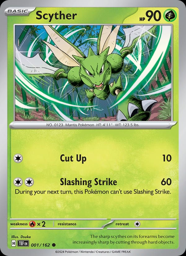 Scyther 001/162 Temporal Forces (EN)