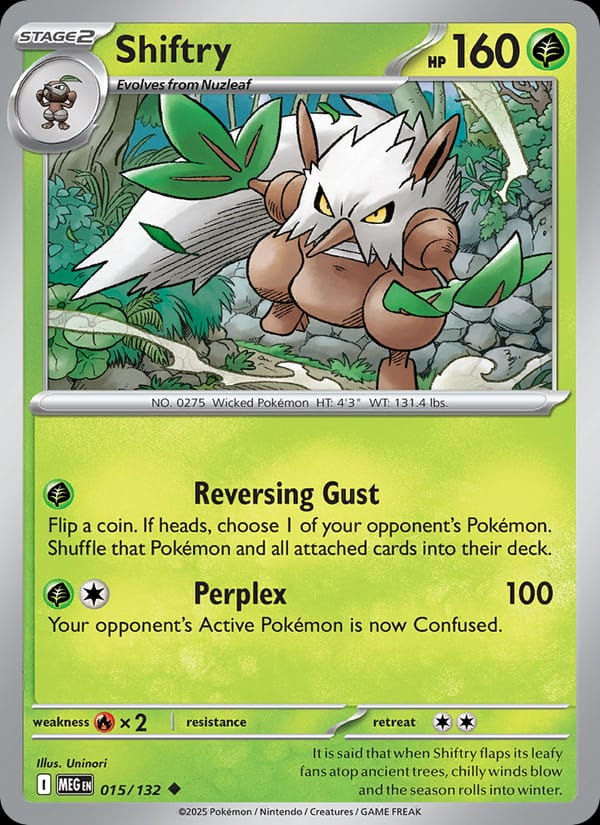 Shiftry 015/132 Mega Evolution (EN)