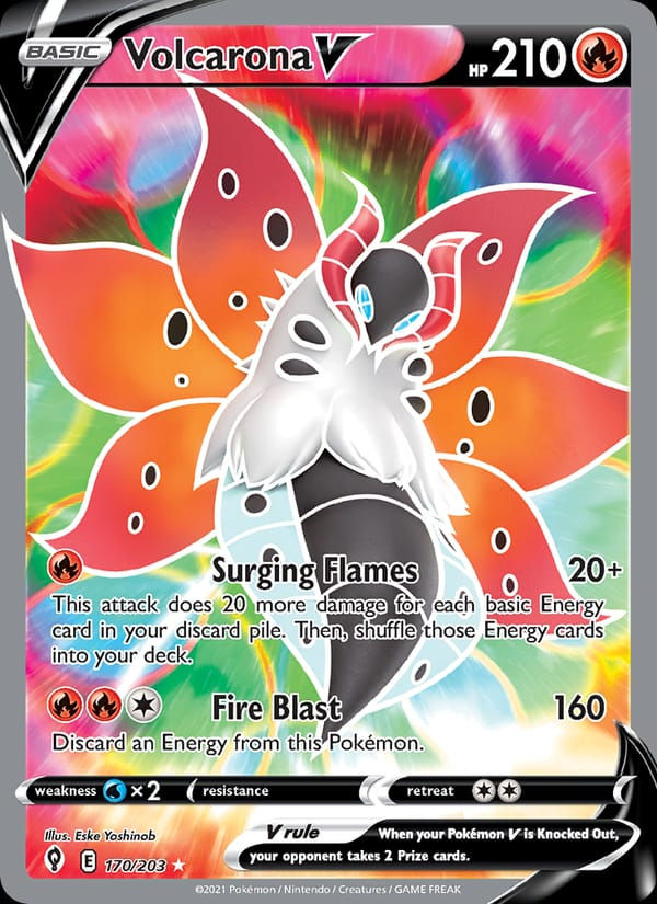 Volcarona V 170/203 Evolving Skies (EN)