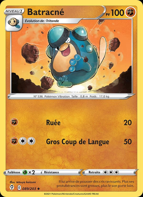 Batracné 089/203 Évolution Céleste (FR)