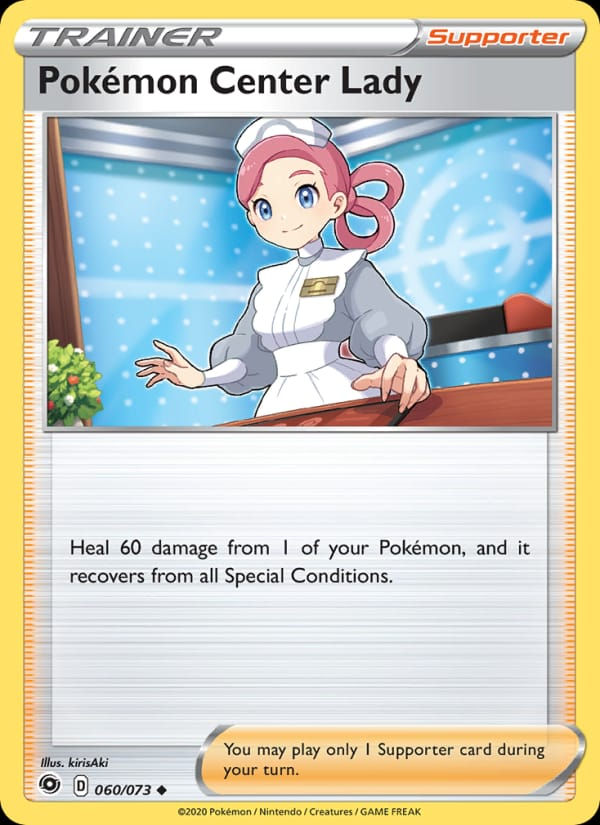 Pokémon Center Lady 060/073 Champion's Path (EN)