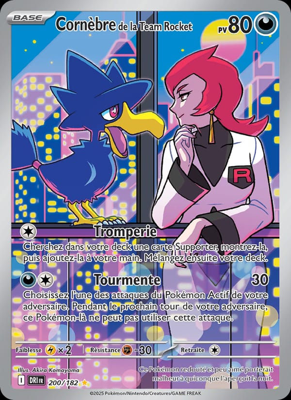 Cornèbre de la Team Rocket 200/182 Rivalités Destinées (FR)