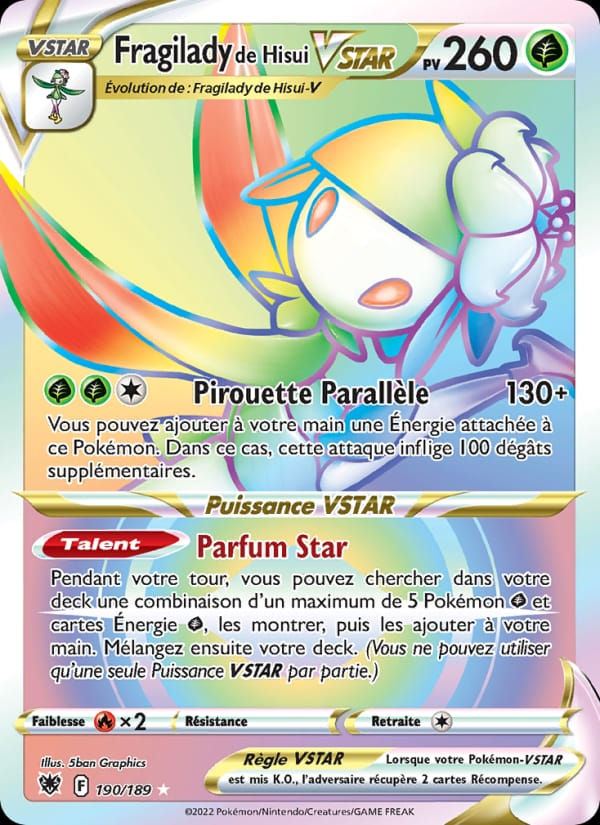 Fragilady de Hisui VSTAR 190/189 Astres Radieux (FR)