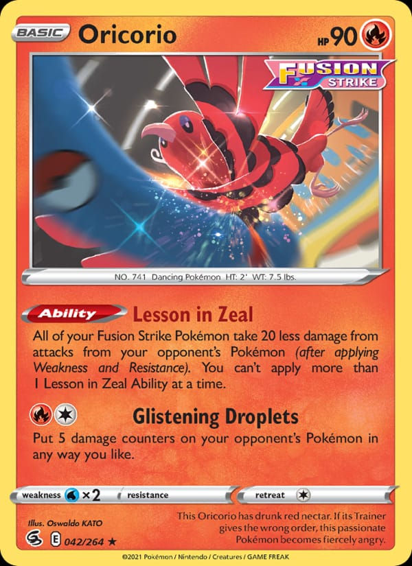 Oricorio 042/264 Fusion Strike (EN)