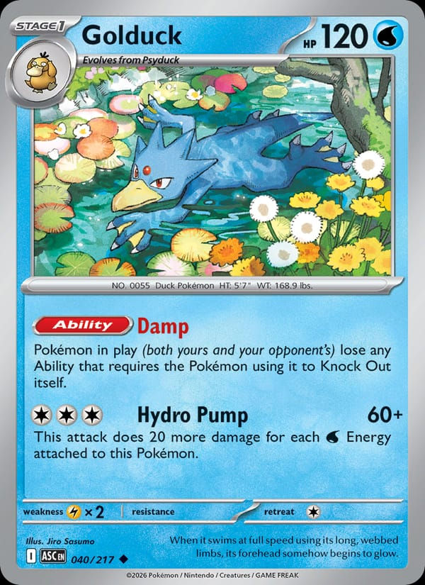 Golduck 040/217 Ascended Heroes (EN)