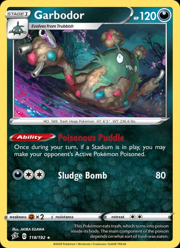 Garbodor 118/192 Rebel Clash (EN)