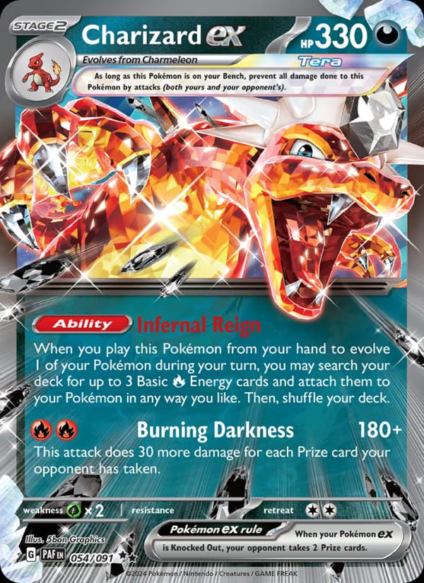 Charizard ex 054/091 Paldean Fates (EN)