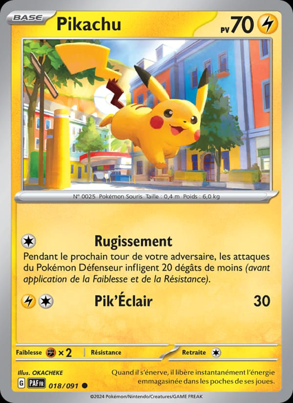 Pikachu 018/091 Destinées de Paldea (FR)