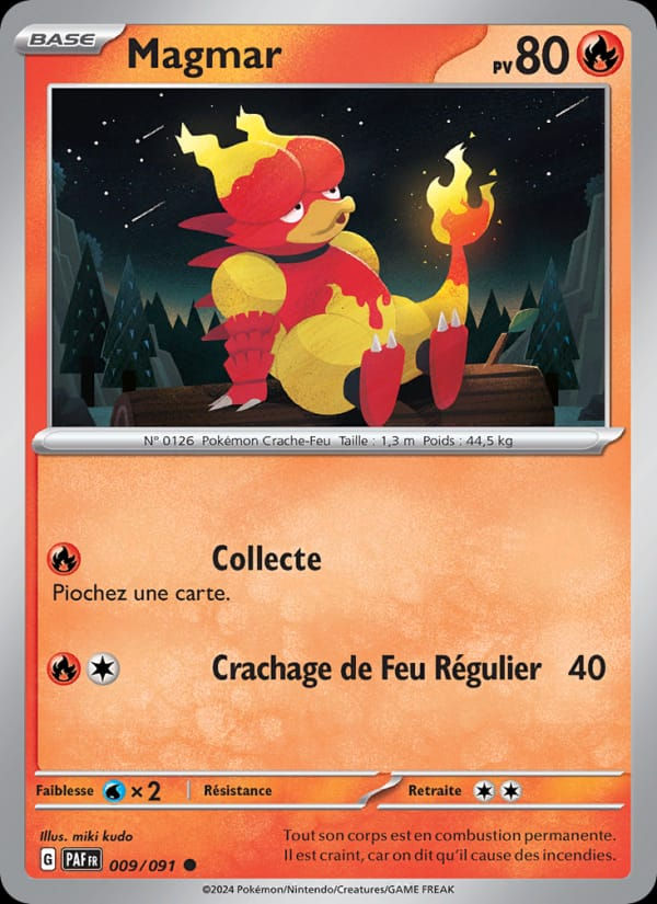 Magmar 009/091 Destinées de Paldea (FR)