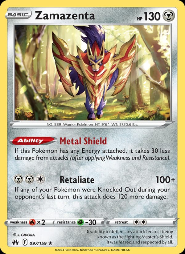 Zamazenta 097/159 Crown Zenith (EN)