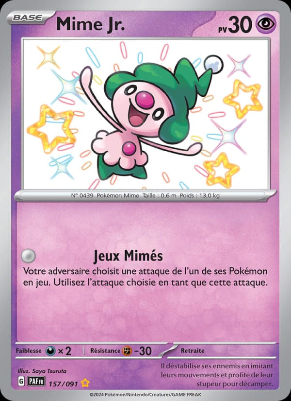 Mime Jr. 157/091 Destinées de Paldea (FR)