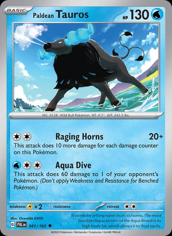 Paldean Tauros 041/193 Paldea Evolved (EN)