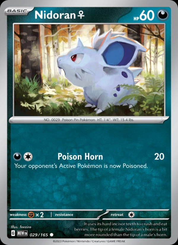 Nidoran♀ 029/165 151 (EN)