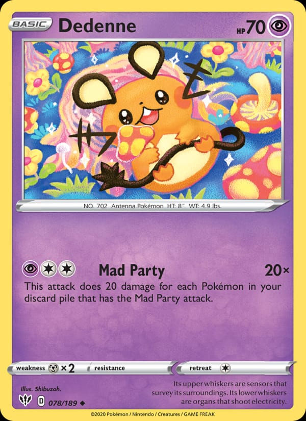 Dedenne 078/189 Darkness Ablaze (EN)