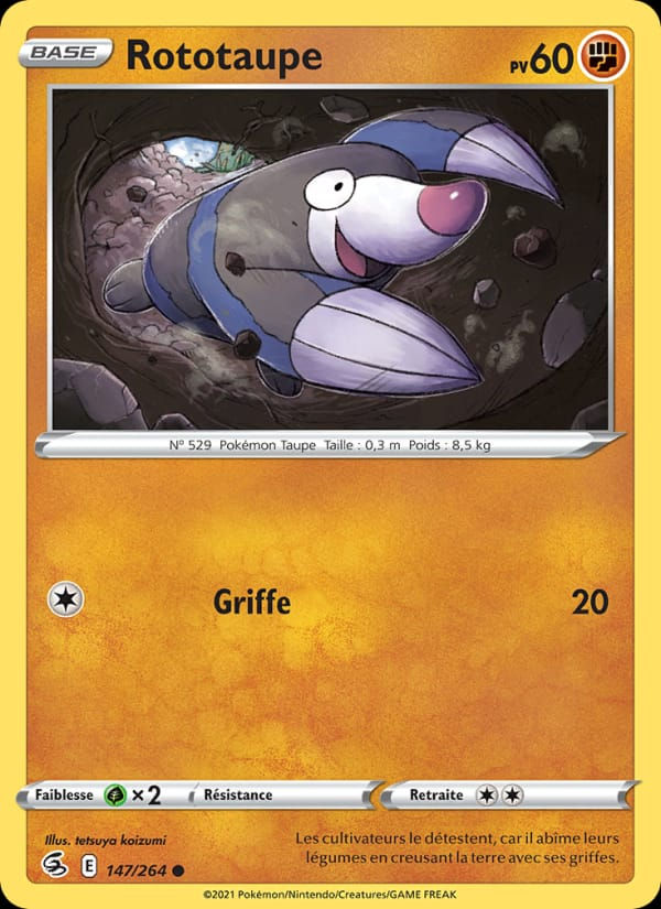 Rototaupe 147/264 Poing de Fusion (FR)