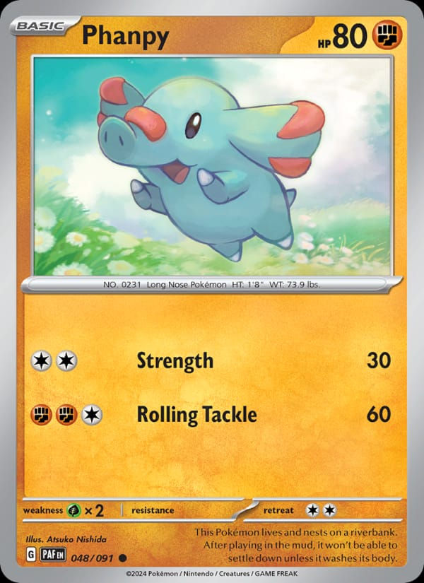 Phanpy 048/091 Paldean Fates (EN)