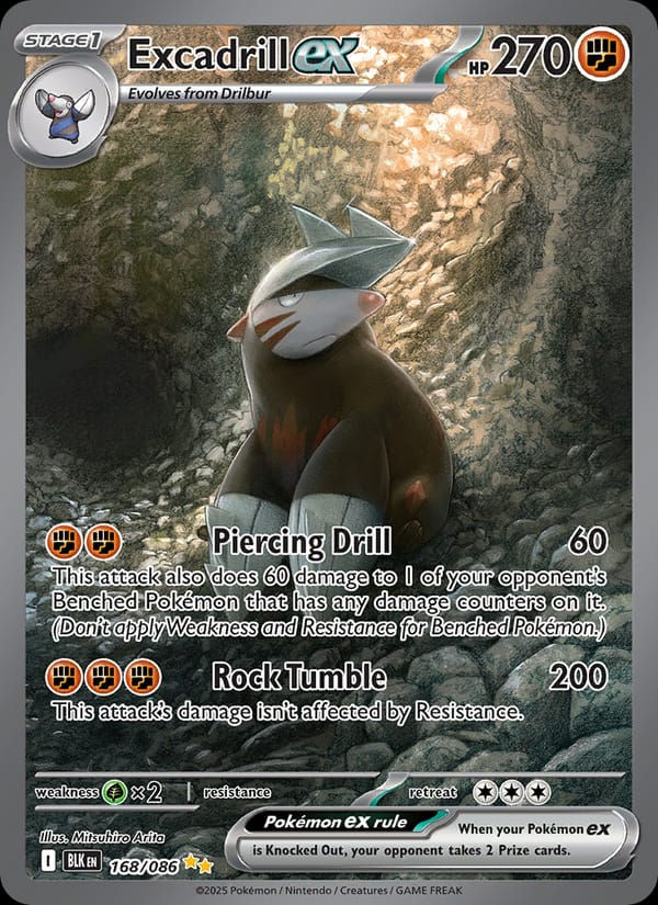 Excadrill ex 168/086 Black Bolt (EN)