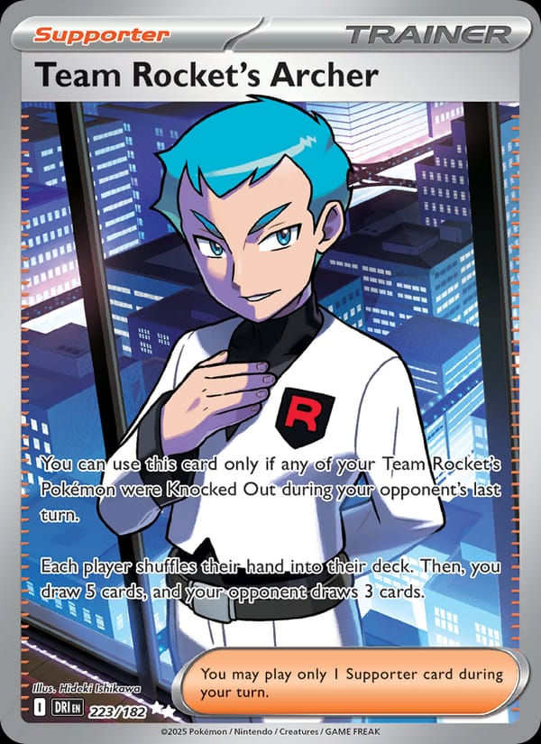 Team Rocket's Archer 223/182 Destined Rivals (EN)