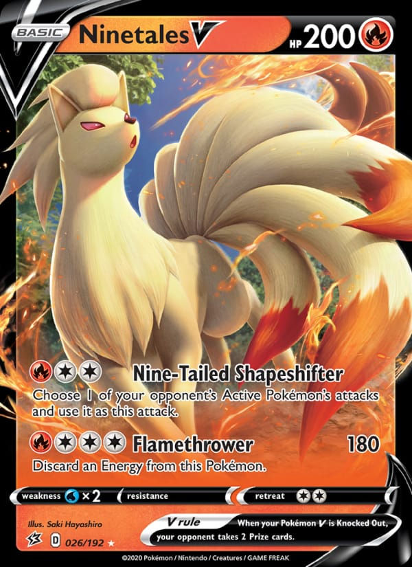 Ninetales V 026/192 Rebel Clash (EN)
