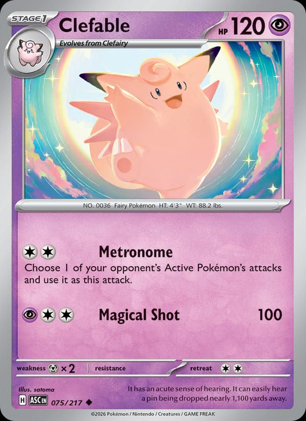 Clefable 075/217 Ascended Heroes (EN)