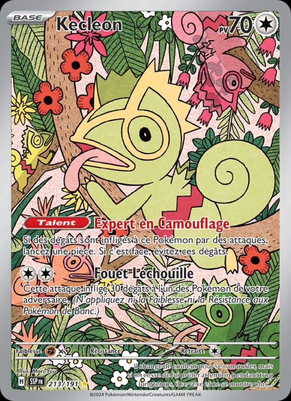 Kecleon 213/191 Étincelles Déferlantes (FR)