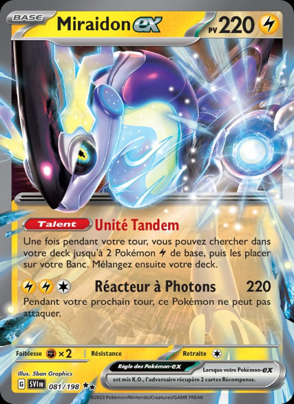 Miraidon-ex 081/198 Écarlate et Violet (FR)