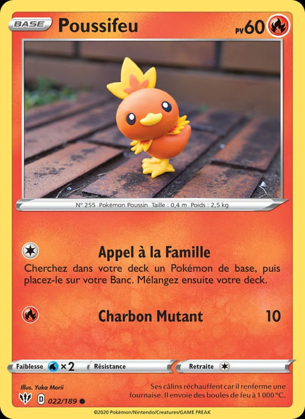 Poussifeu 022/189 Ténèbres Embrasées (FR)