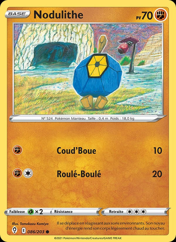 Nodulithe 086/203 Évolution Céleste (FR)