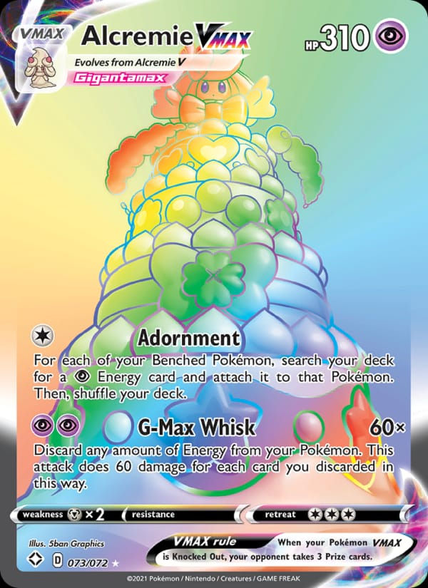 Alcremie VMAX 073/072 Shining Fates (EN)