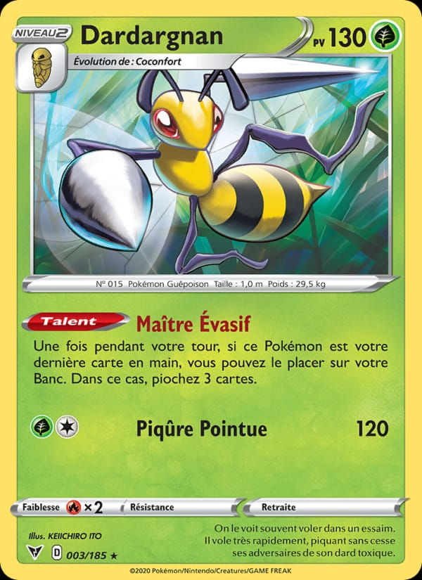 Dardargnan 003/185 Voltage Éclatant (FR)
