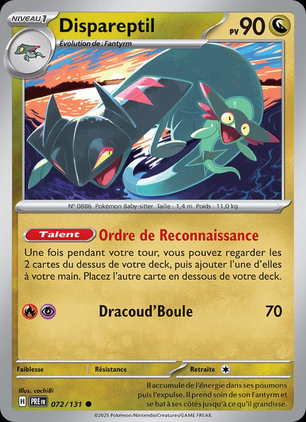 Dispareptil 072/131 Évolutions Prismatiques (FR)
