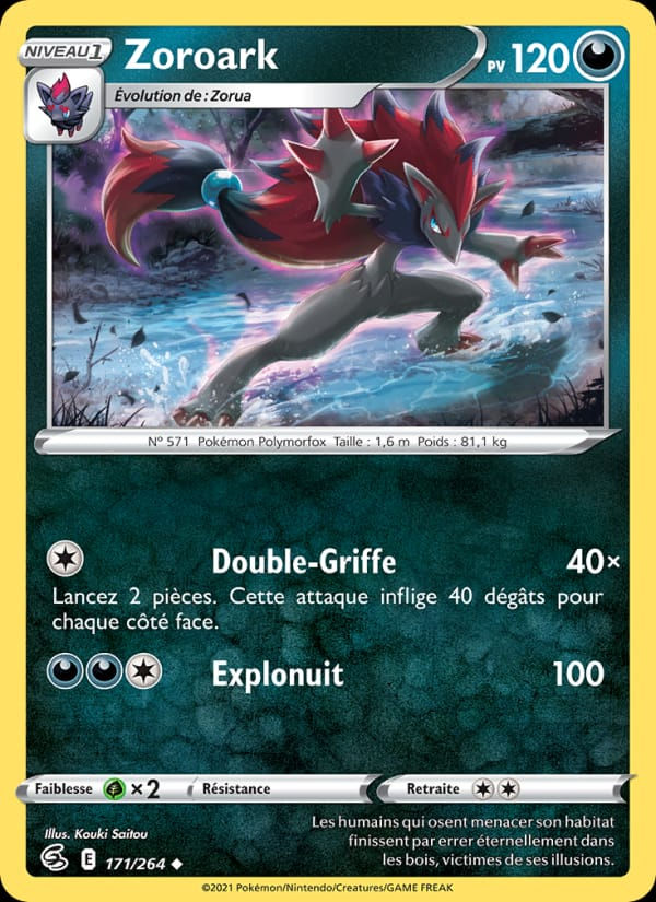 Zoroark 171/264 Poing de Fusion (FR)