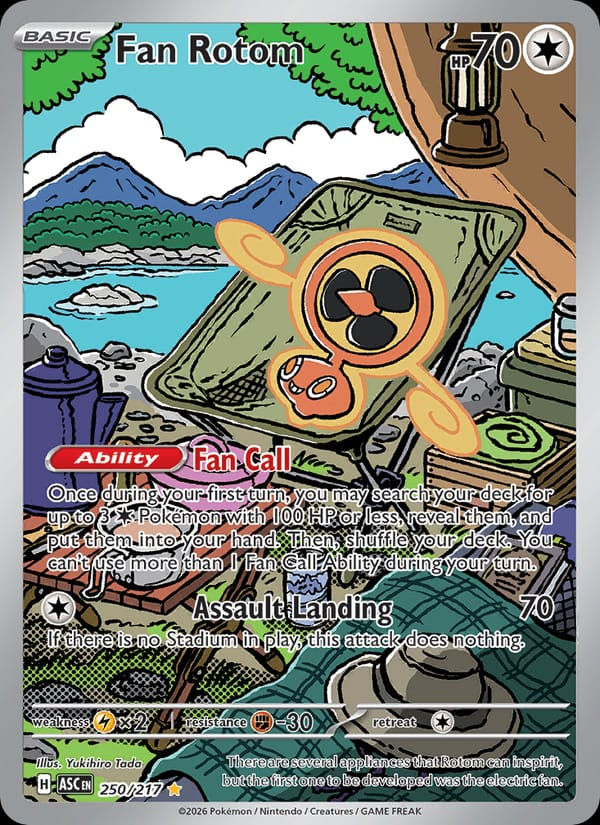 Fan Rotom 250/217 Ascended Heroes (EN)