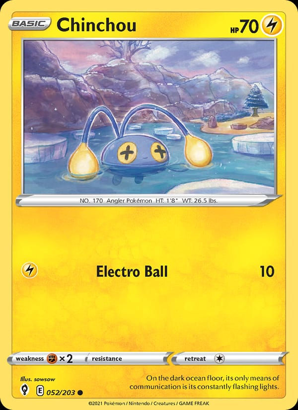 Chinchou 052/203 Evolving Skies (EN)