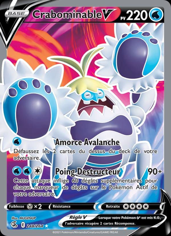 Crabominable V 248/264 Poing de Fusion (FR)
