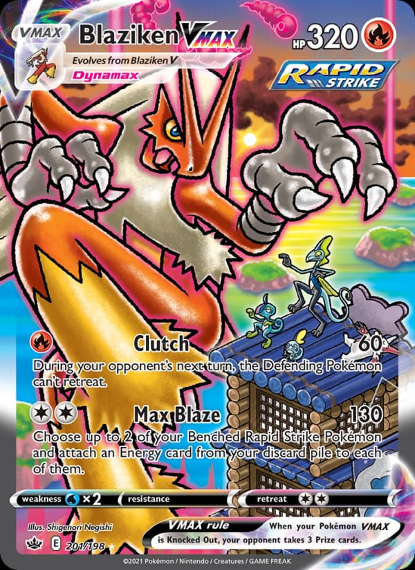 Blaziken VMAX 201/198 Chilling Reign (EN)