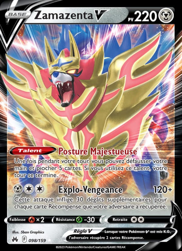 Zamazenta V 098/159 Zénith Suprême (FR)